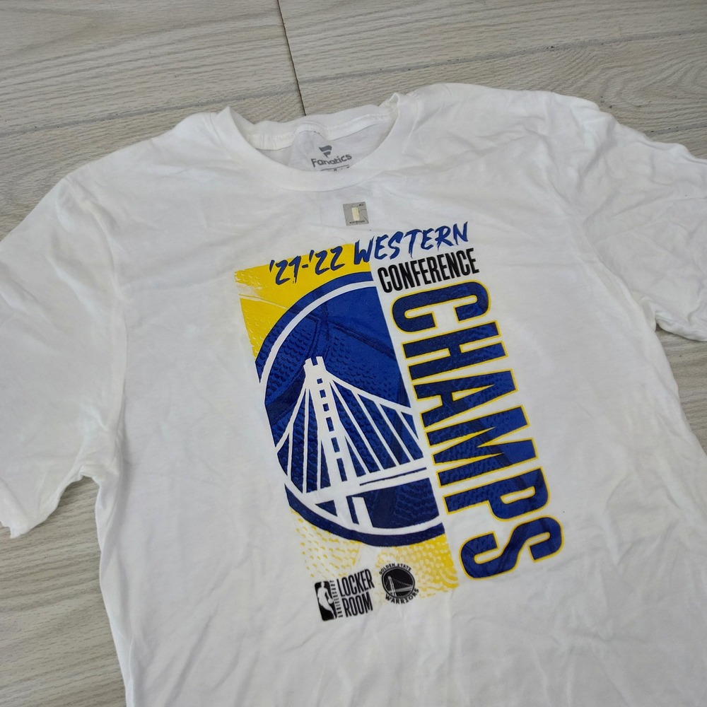 Golden State Warriors T-Shirt Mens Medium '21-22‎ Western Conference Champs NBA